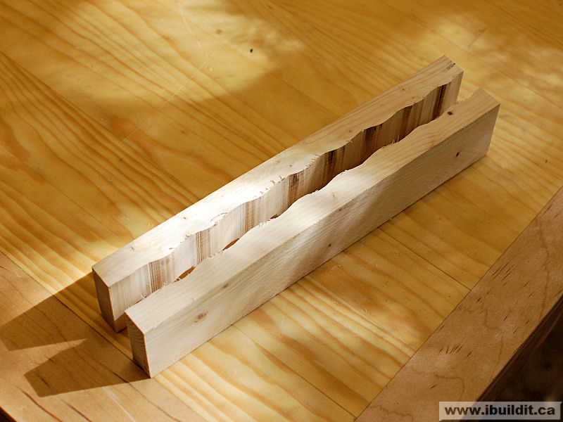 wooden form for making micarta